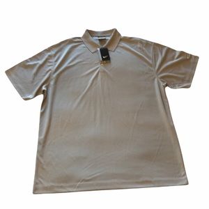 NWT Nike Men’s Gray 2XL Short Sleeve Polo Shirt | NikeGolf | Dri-Fit